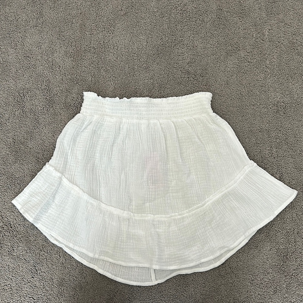 NWT wild fable smocked swim cover skirt